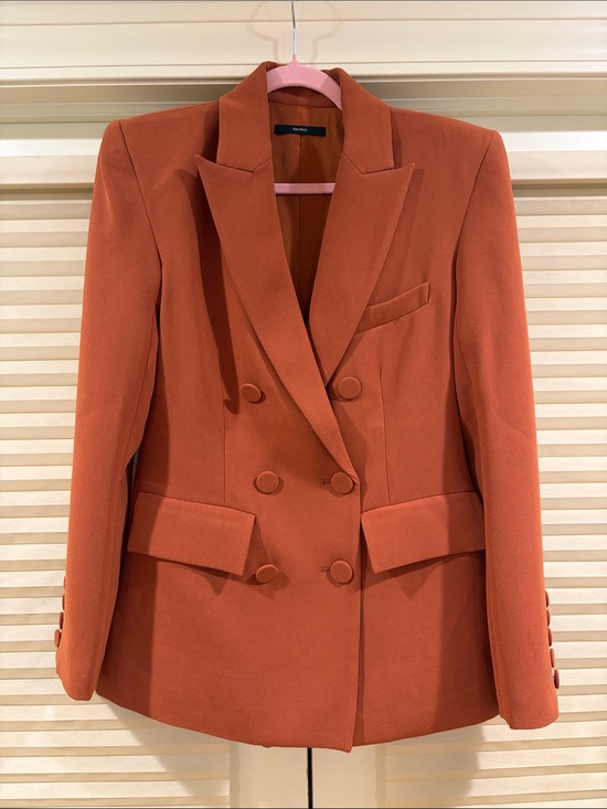 Alex Perry Jackets & Blazers - NWOT Alex Perry Double-Breasted Blazer in Rust, Size US 6